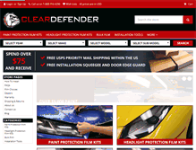 Tablet Screenshot of cleardefender.com